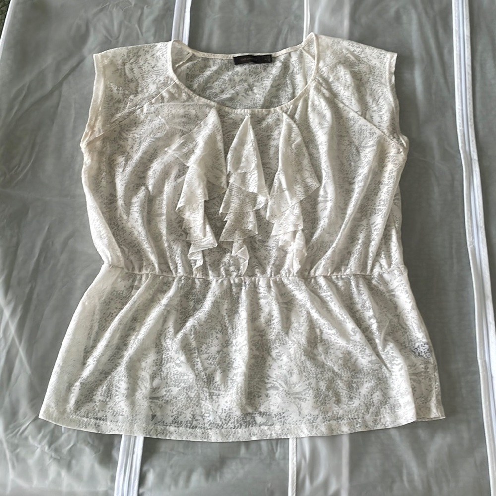 Tunic with Gauze Fabric